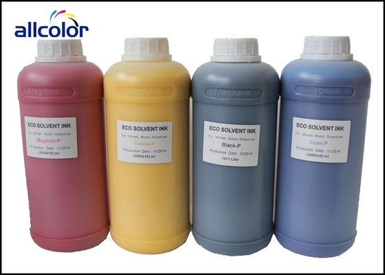 6 Farbkompatible Drucker-Tintenstrahl-Tinte, wasserdichte Eco-Lösungsmittel-Tinte